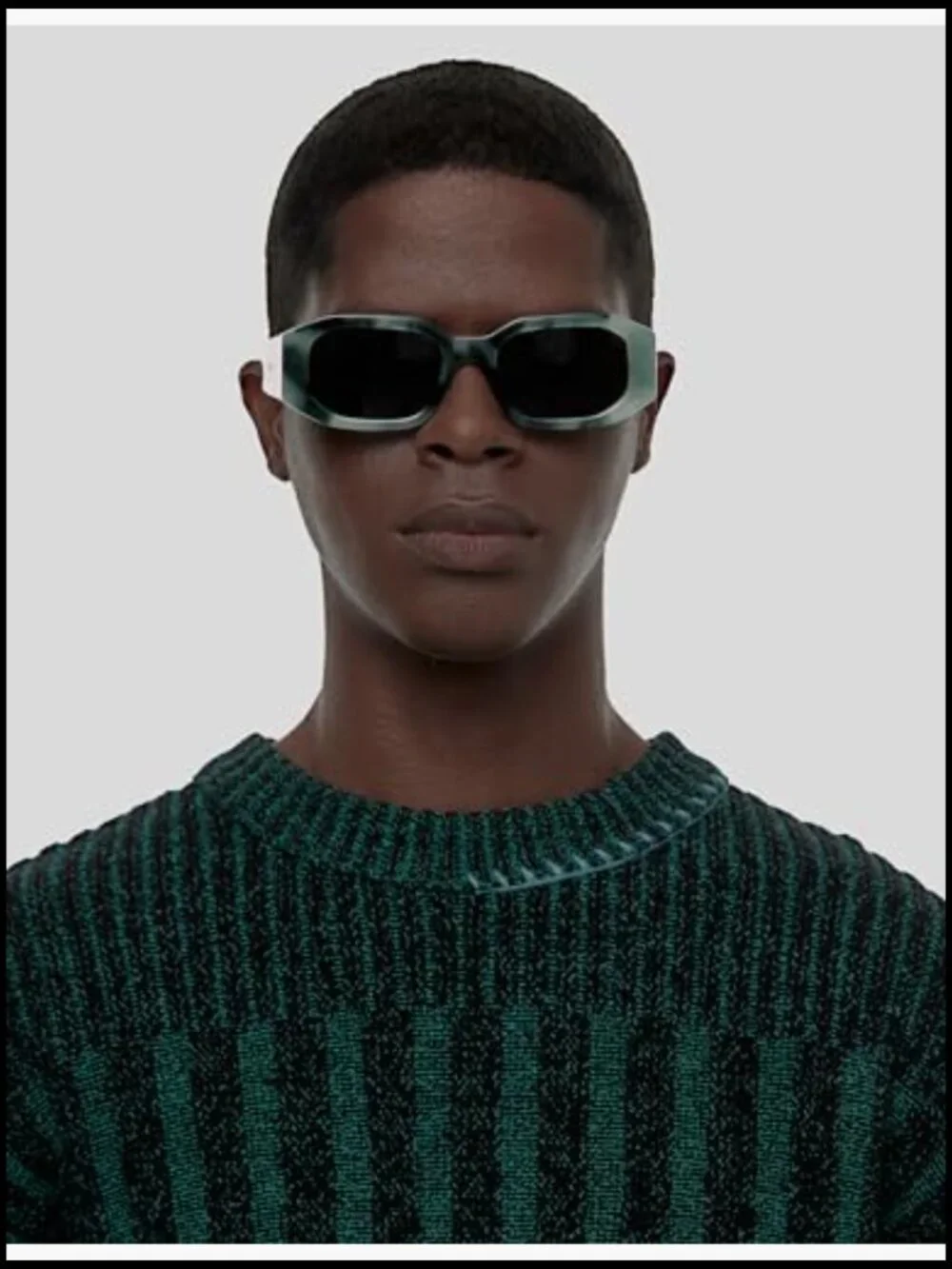 Acetate Octagon Sunglasses Unisex Retro UV400